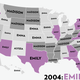 Illustration for article titled Map: Six Decades of the Most Popular Names for Girls, State-by-State